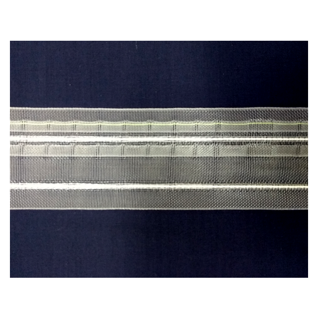 Gordijnband transparant met koord 50mm breed van BANDEX 026.328050