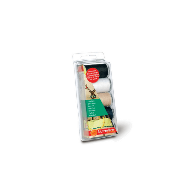 Naaigarenset Super Sterk met 5 spoelen van GUTERMANN 002.731307