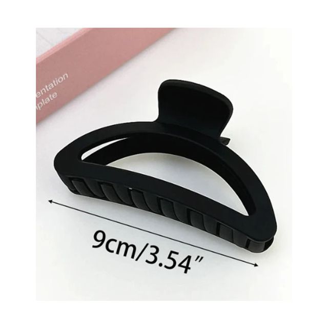 Haarklem zwarte matte halve maan