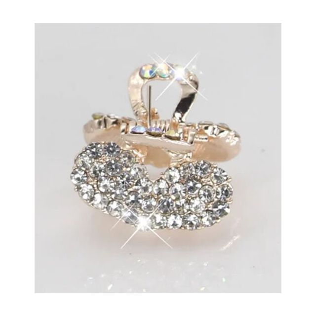 haarklemmetje strass hartje