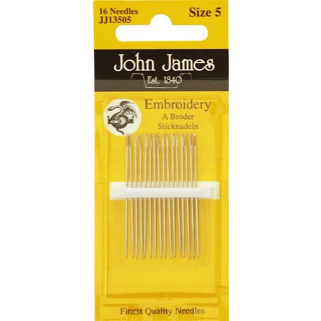 Borduurnaalden crewel dikte 5 van JOHN JAMES PN-0176036