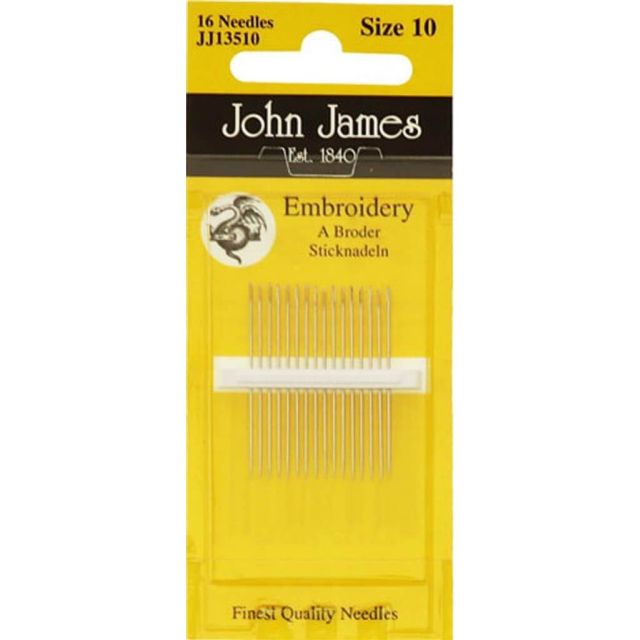 Borduurnaalden crewel dikte 10 van JOHN JAMES PN-0176041