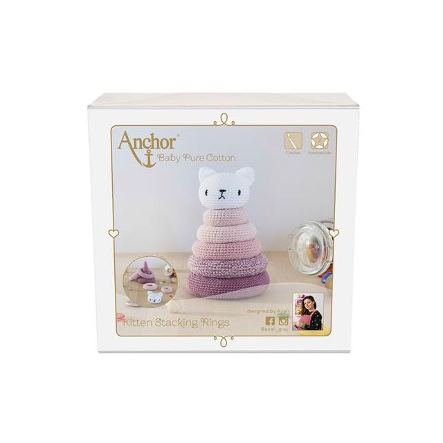 Haakpakket Stapelringen met katje van Anchor A28B00409062