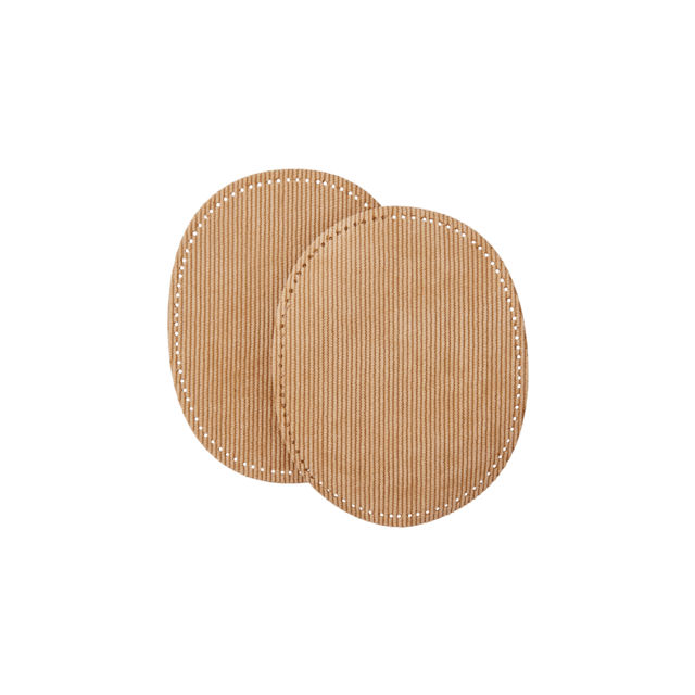 Elleboog- en kniestukken corduroy 120mm van UNION KNOPF 2295