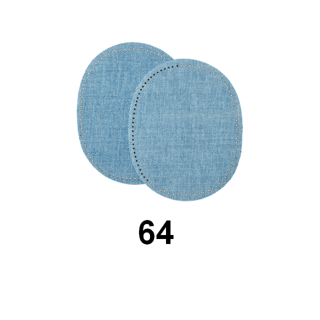 Jeans kniestukken 120mm van UNION KNOPF 2296