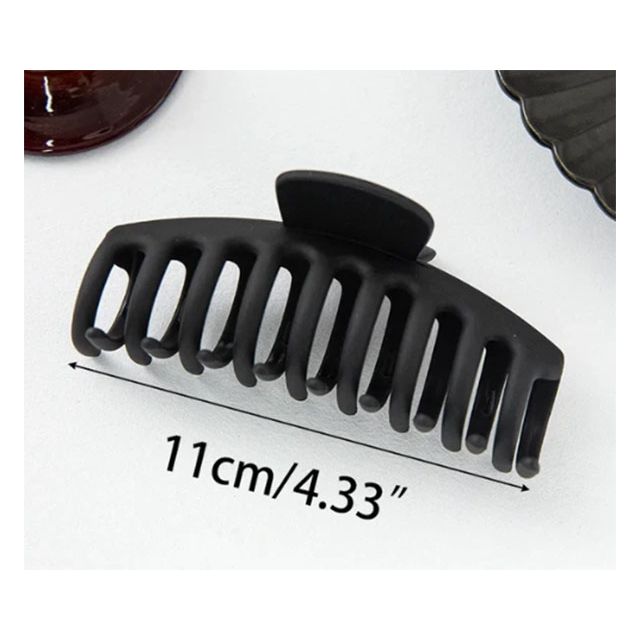 Haarklem zwarte matte klassiek