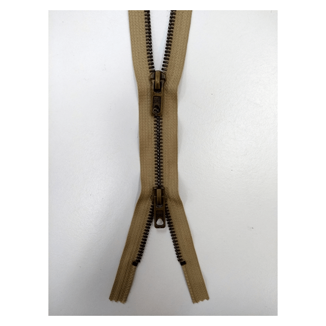 55 cm dubbel deelbare metalen bronzen rits van OPTI M60 	001.1809.55