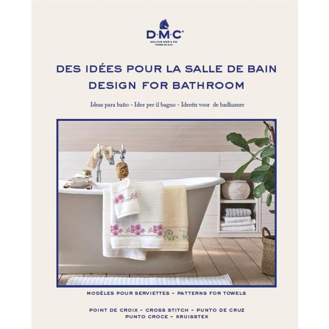 Ideeën om te borduren voor de badkamer borduurboek DMC PN-0196814