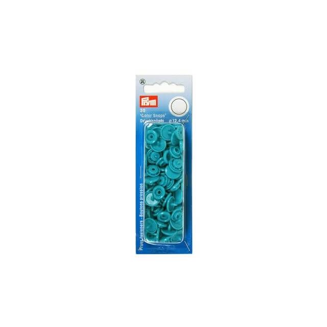 Colorsnaps drukknopen 12,4mm turquoise van PRYM 022.393146