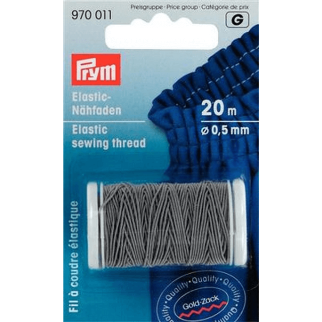 Elastisch naaigaren lichtgrijs van PRYM 033.970011