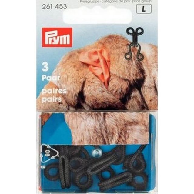 Bonthaken en ogen zwart van PRYM 022.261453