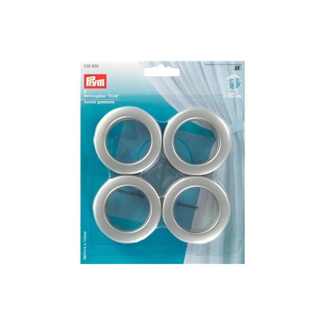 Gordijnogen 40mm zilver mat van PRYM 02.526600