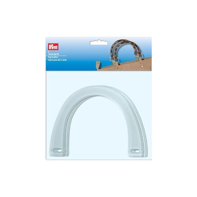 Tasgrepen Handvaten transparant Nina 14,5 x 11 cm van PRYM 022.615104