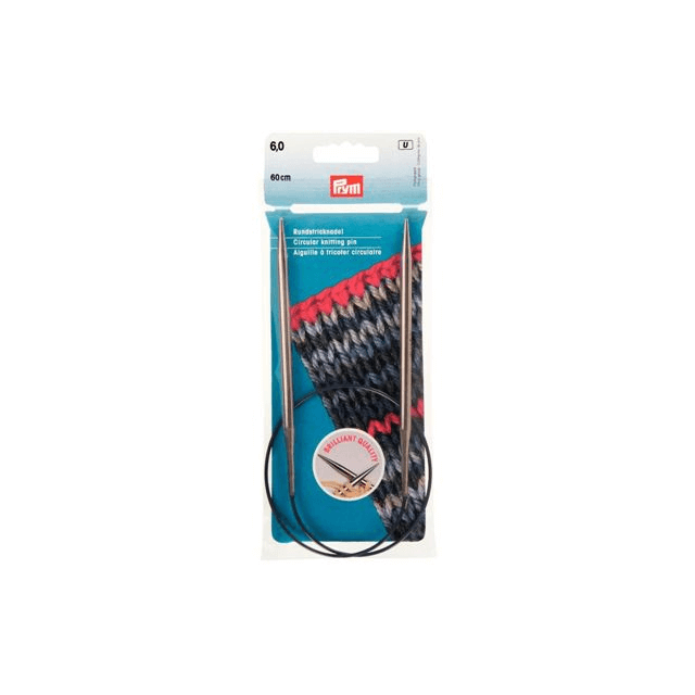 Rondbreinaalden 6mm 60cm messing van PRYM 022.212182