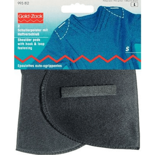 Schoudervullingen halve maan zwart maat S van PRYM 033.993812