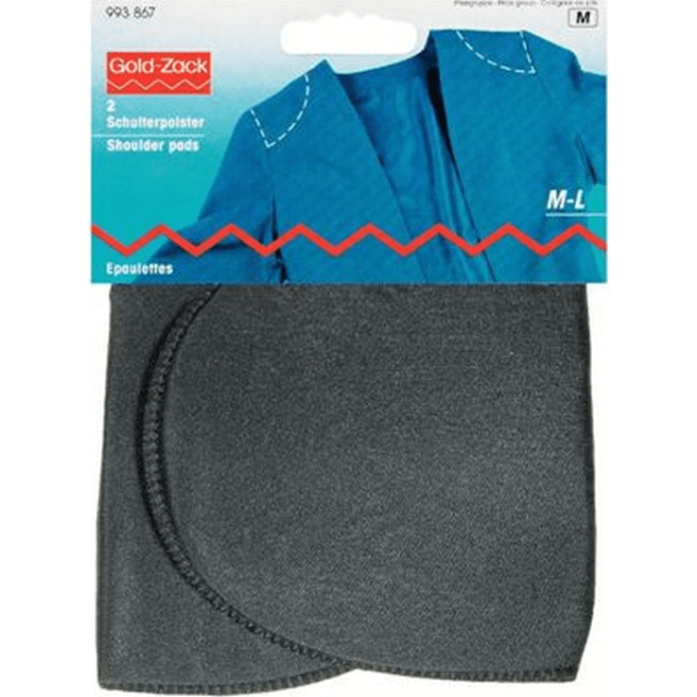 Schoudervullingen halve maan zwart maat M-L van PRYM 033.993867