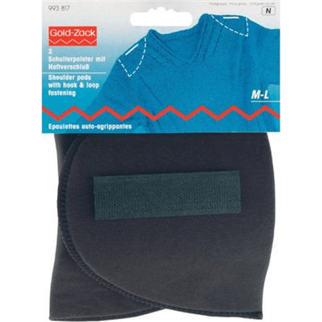 Schoudervullingen halve maan zwart maat M-L van PRYM 033.993817