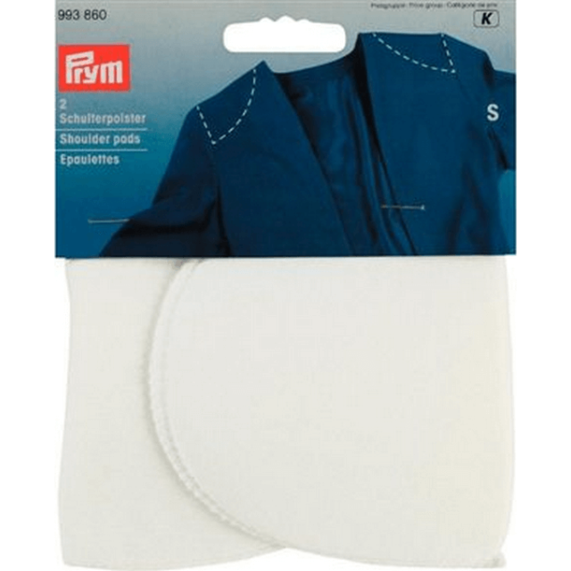 Schoudervullingen halve maan wit maat S van PRYM 033.993860