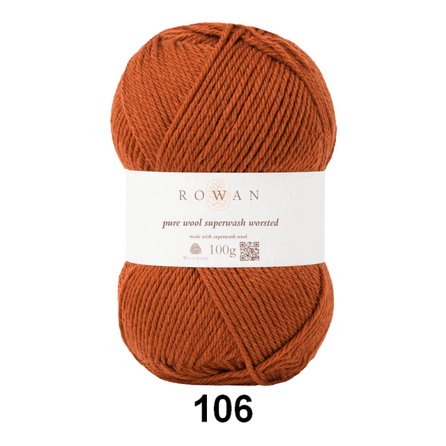 Pure Wool Superwash Worsted garen 100gr 200m van ROWAN 046.9802170