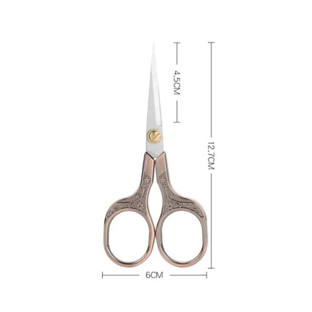 Borduurschaar 12,7cm red copper