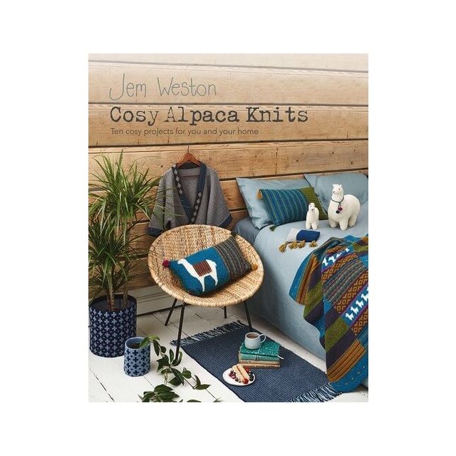 Cosy Alpaca Knits breiboek met home decor van ROWAN 097.46.626614