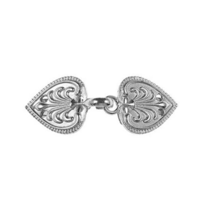 Silver Spade haak en oog vestklemmen