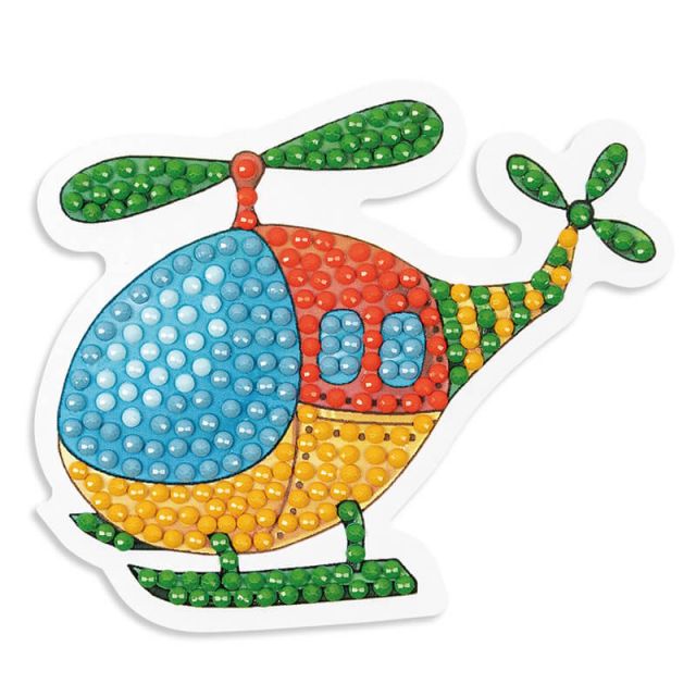 DIAMOND PAINTING MAGNET - HELICOPTER van STITCHCOMPANY fc-alvm-057