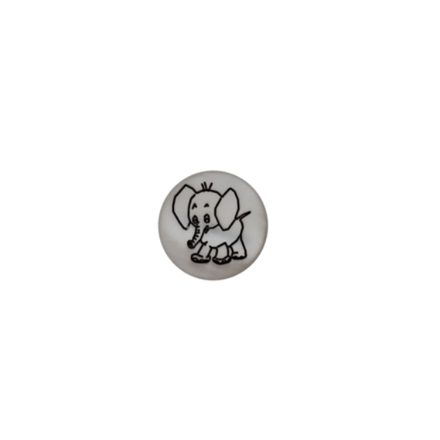 Knoop met olifant van UNION KNOPF 45137