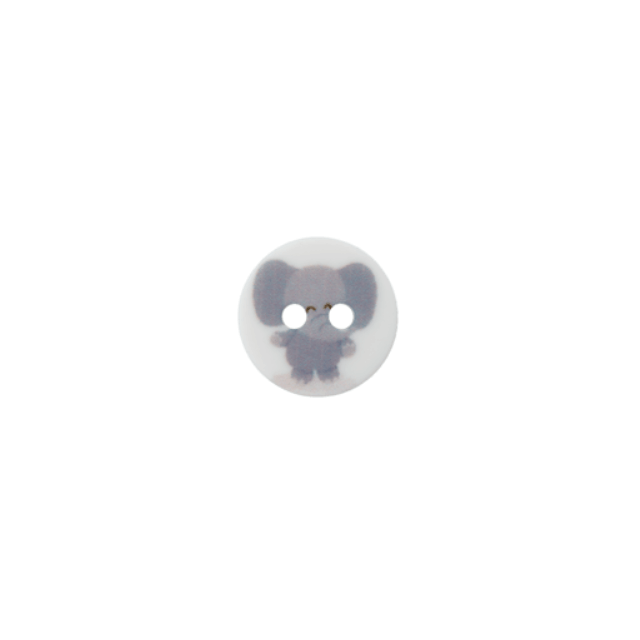 Knoop met olifant 12mm van UNION KNOPF 453551