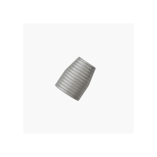 Koordeinde metaal met streepjes 14mm van UNION KNOPF 501039