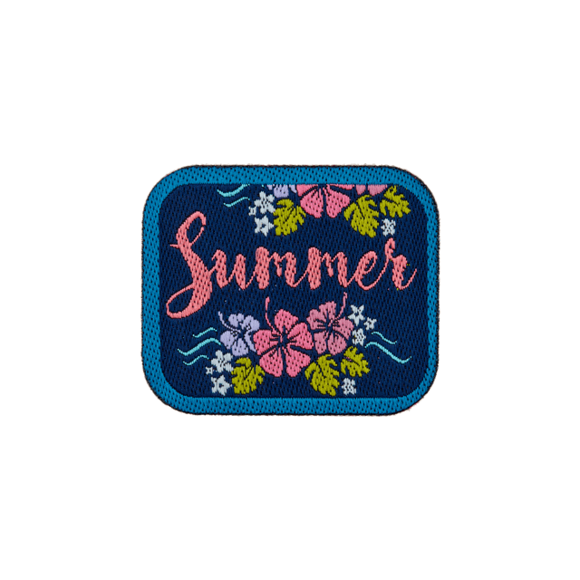 Applicatie zomermotief Summer 40x50mm opstrijkbaar van UNION KNOPF 6433