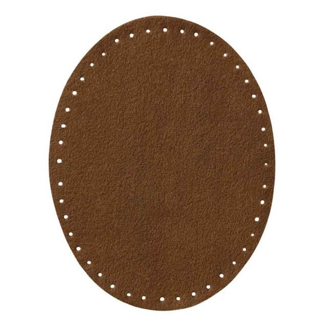 Elleboogstukken lederlook donkerbruin van VERACHTERT PN-0194354