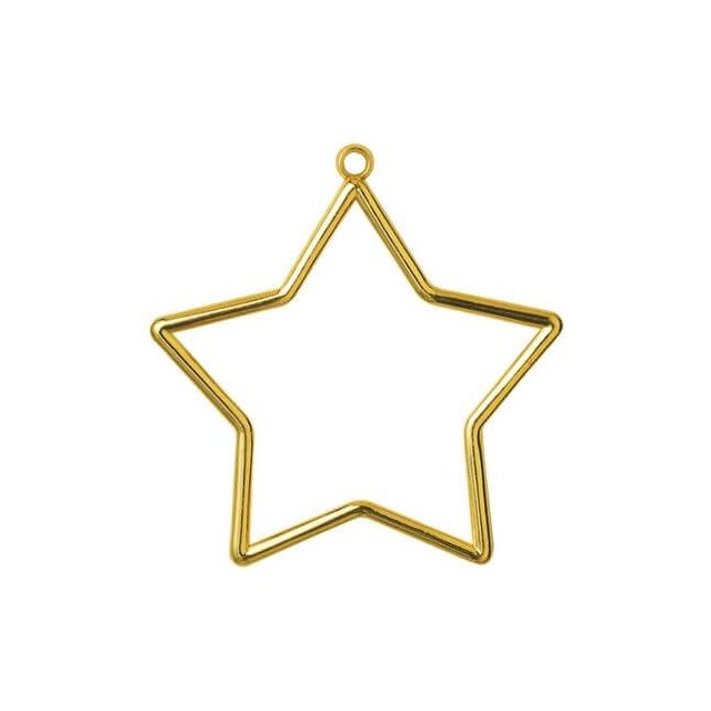 Kunststoflijst ster goudkleurig van VERACHTERT PN-0009468