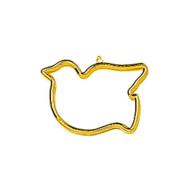 Kunststoflijst vogel goudkleurig van VERACHTERT PN-0009473