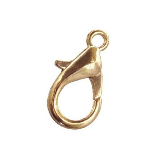 Stainless Steel Karabijn sloten (9 mm) Goud (5 Stuks) van DB Y171