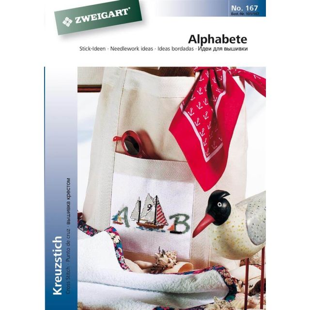 StickIdeen Alfabet borduurpatonenboek 102-167 van ZWEIGART PN-0182421